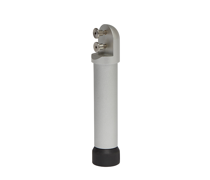 T353SA dome top adjustable foot support leg, satin anodised aluminium finish